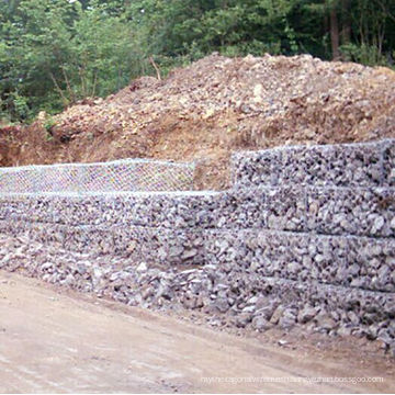 265g Min Galfan Coated Hexagonal Wire Gabion Basket